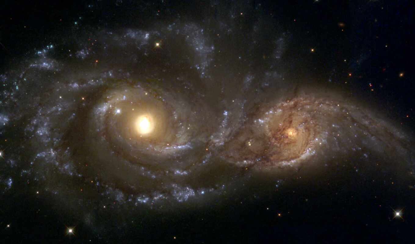 tapeta, space, galaxies, галактики, ngc, spiral, two, nasa, collision, galaxie, 