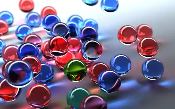 качественные, abstract, шарики, пузыри, цветные, bubbles, марта, стеклянные, 