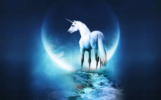 desktop, horse, space, fantasy, blackberry, mystic, unicorn, 
