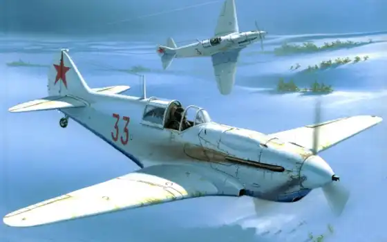 самолёт, soviet, истребитель