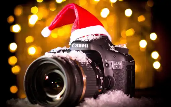 canon, eos, 7d, camera, cristmas, snow