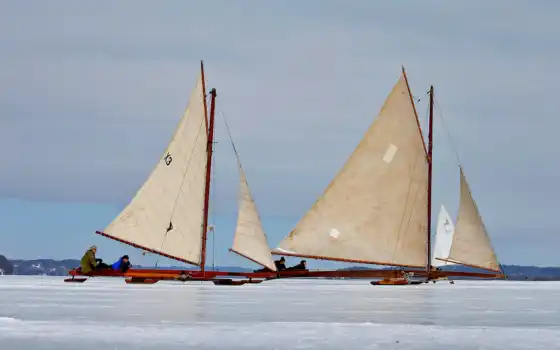 лед, густой, sail