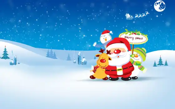 новый, год, christmas, merry, мороз, дед, free, کریسمس, зима, картинка, санта, powerpoint, templates, holiday, xmas, 