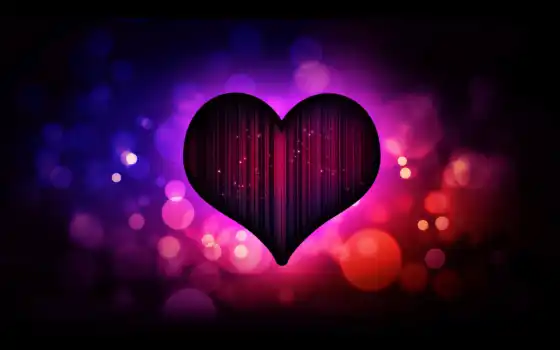 love, сердце, любовь, фиолетовый, темный, wallpaper, light, abstract, liebe, 