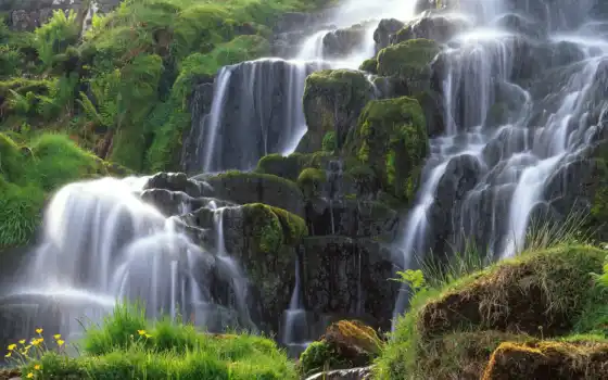 природа, трава, самые, красивые, hotel, мира, красивый, водопад, водопады, 