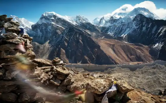 гора, tibet, everest, lhasa, mount, табличка, природа, гималаи, top, скалистый, заставка