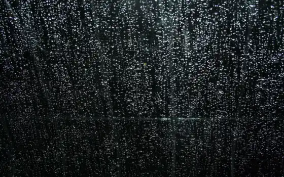 капли, дождь, glass, окно, ночь, water, стекле, 