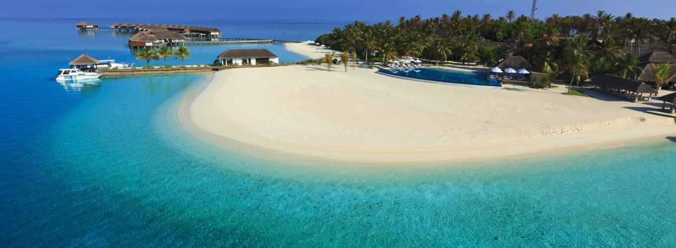 android, large format, water, sea, island, maldives, paradise, blue