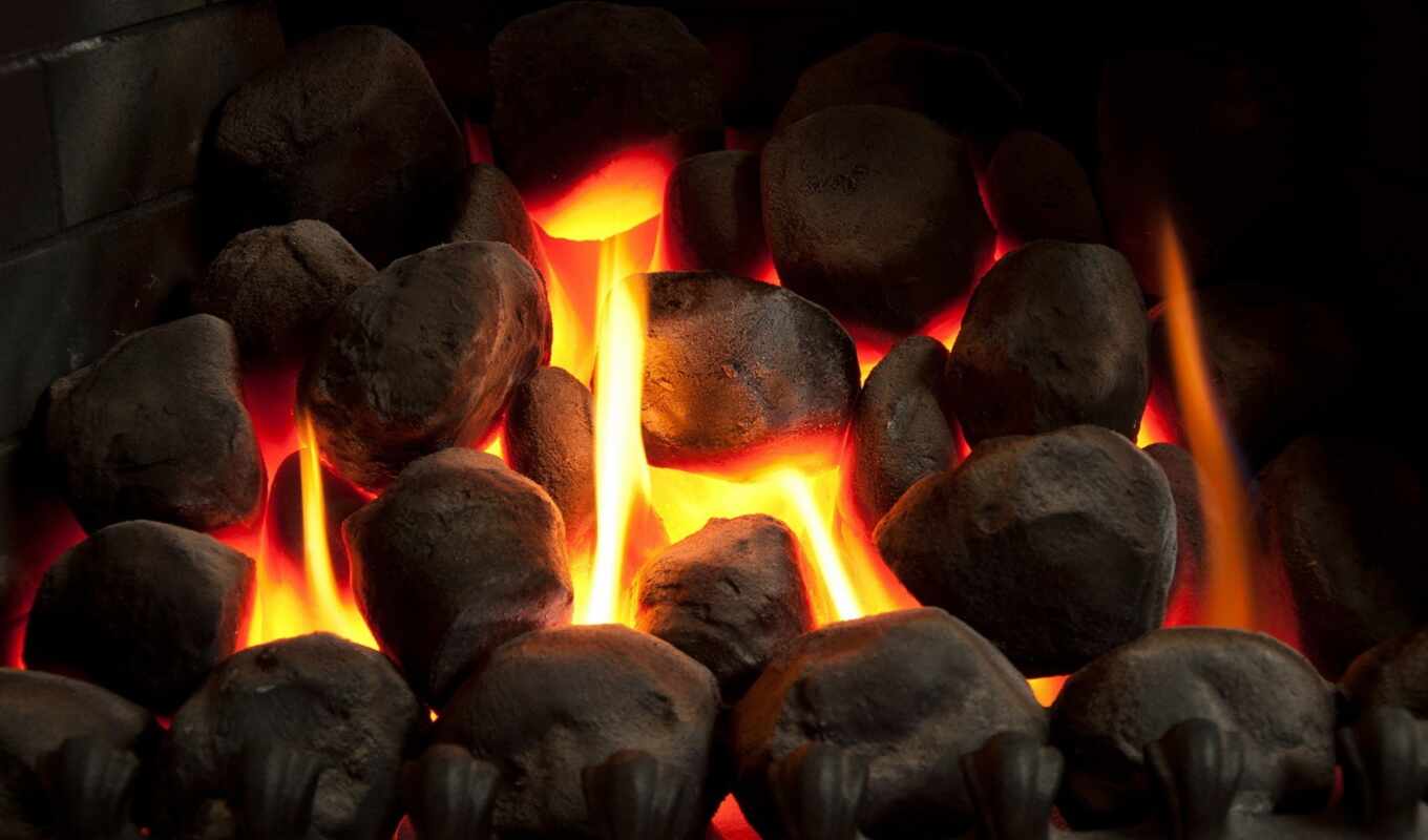 stone, fireplace, fire, warm