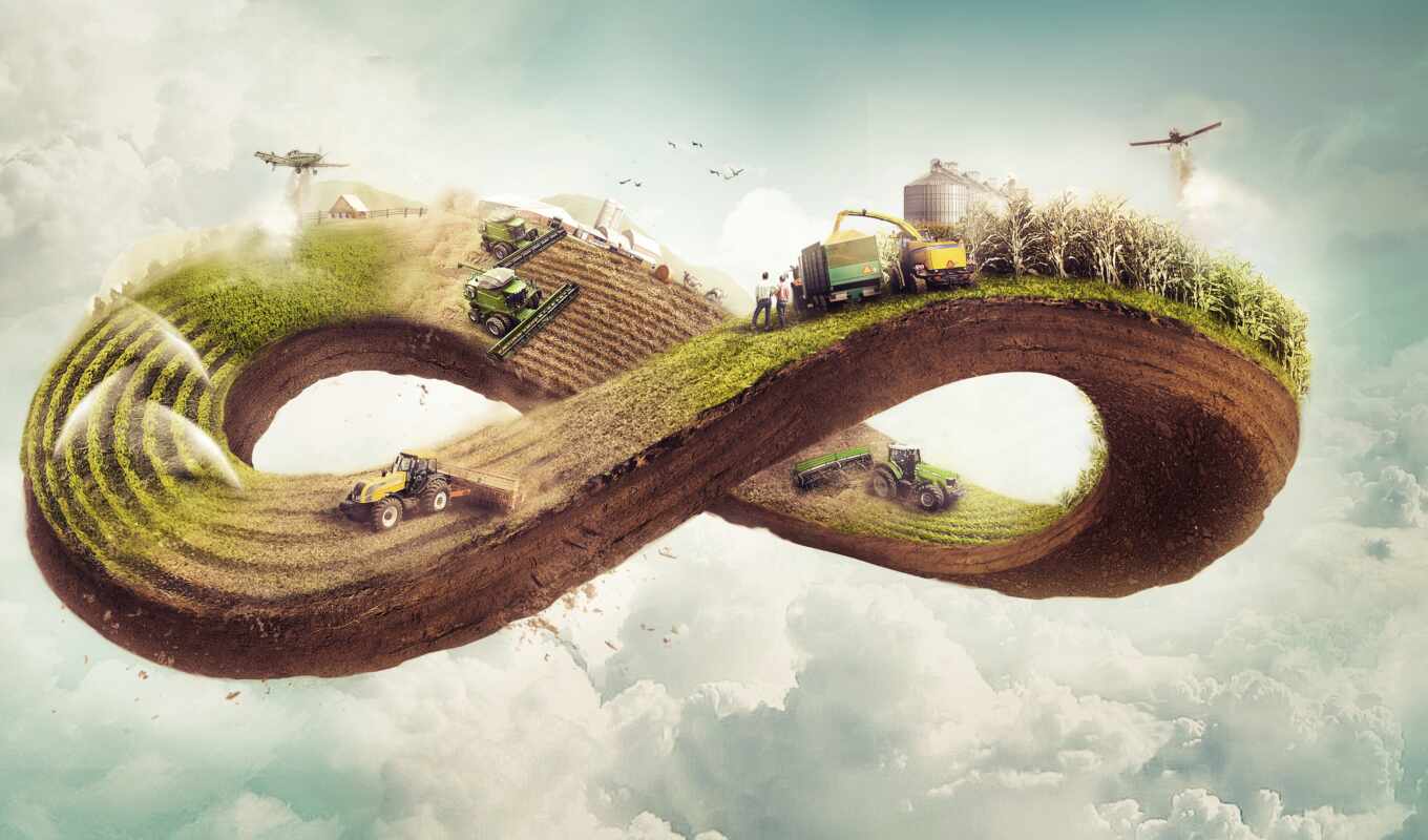 desktop, modern, infinity, cycle, resolutions, agricultura, agriculture, farming