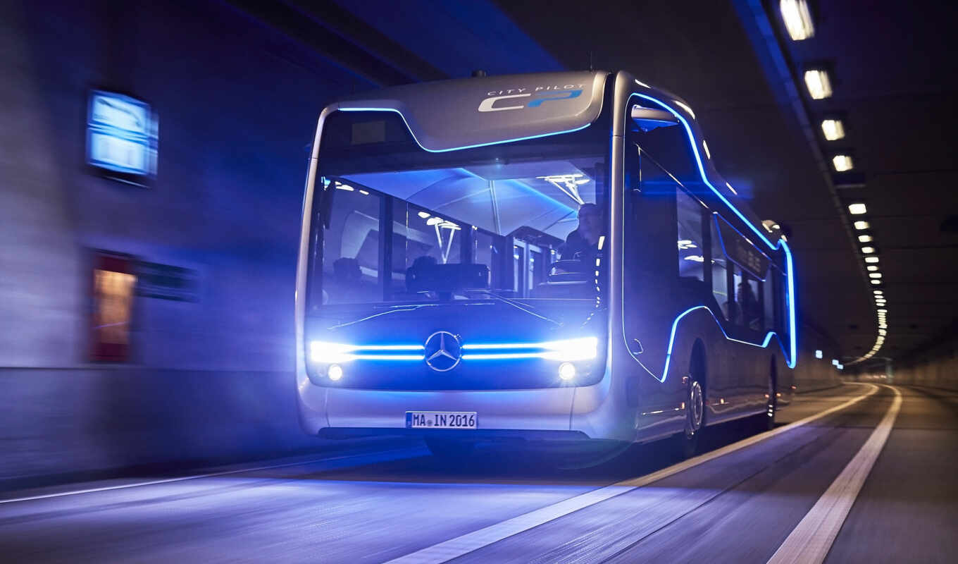 mercedes, Benz, the future, future, bus