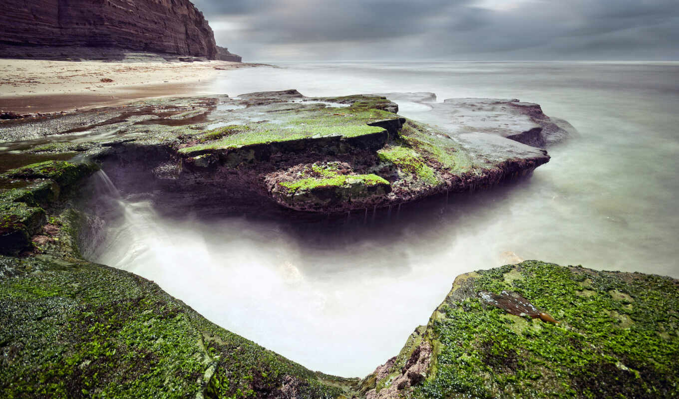 природа, desktop, free, страница, rock, скалы, море, берег, скалистый