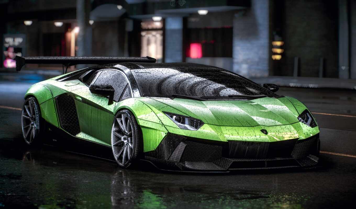 green, auto, car, vehicle