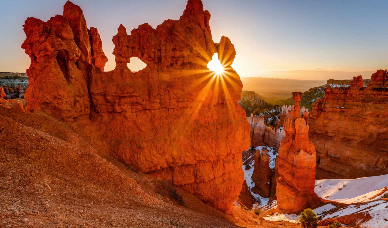 USA, desire, park, national, rays, utah, canyon, state, bryce, mountains