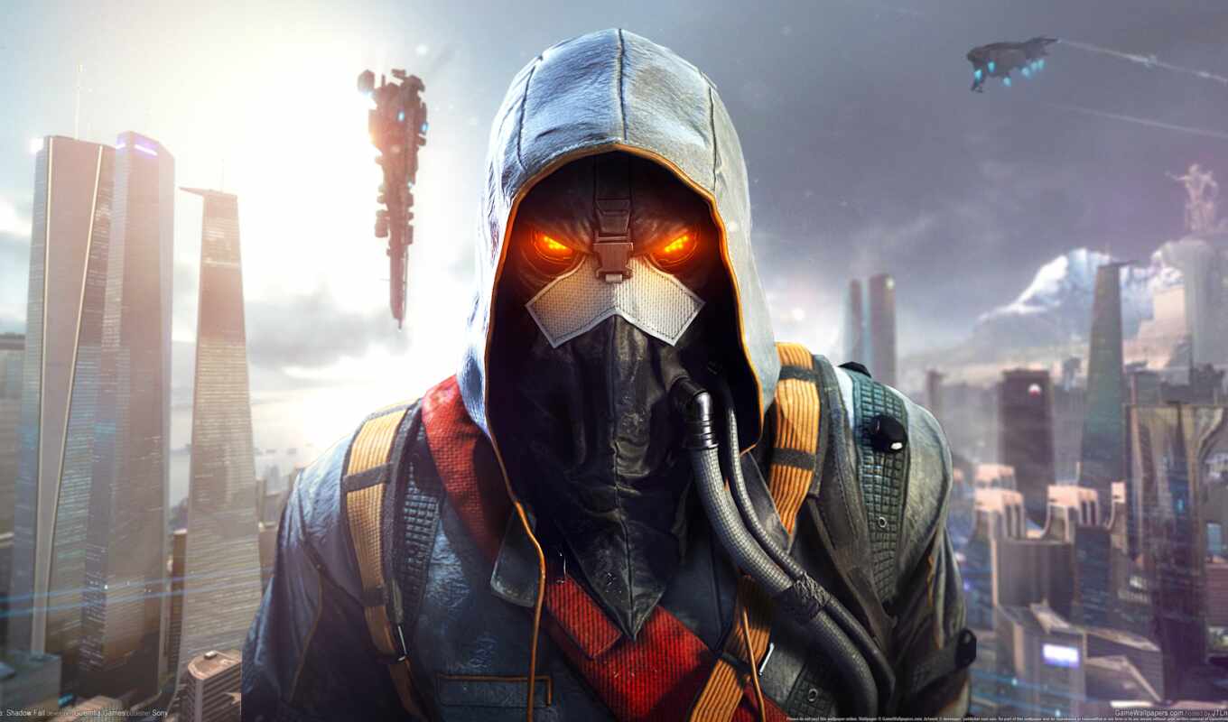 sony, a computer, background, tapety, entertainment, killzone, photos, photography, mask
