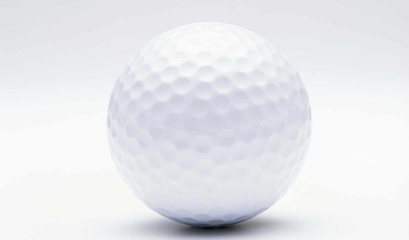 white, background, fond, golf, ball, plates, balle
