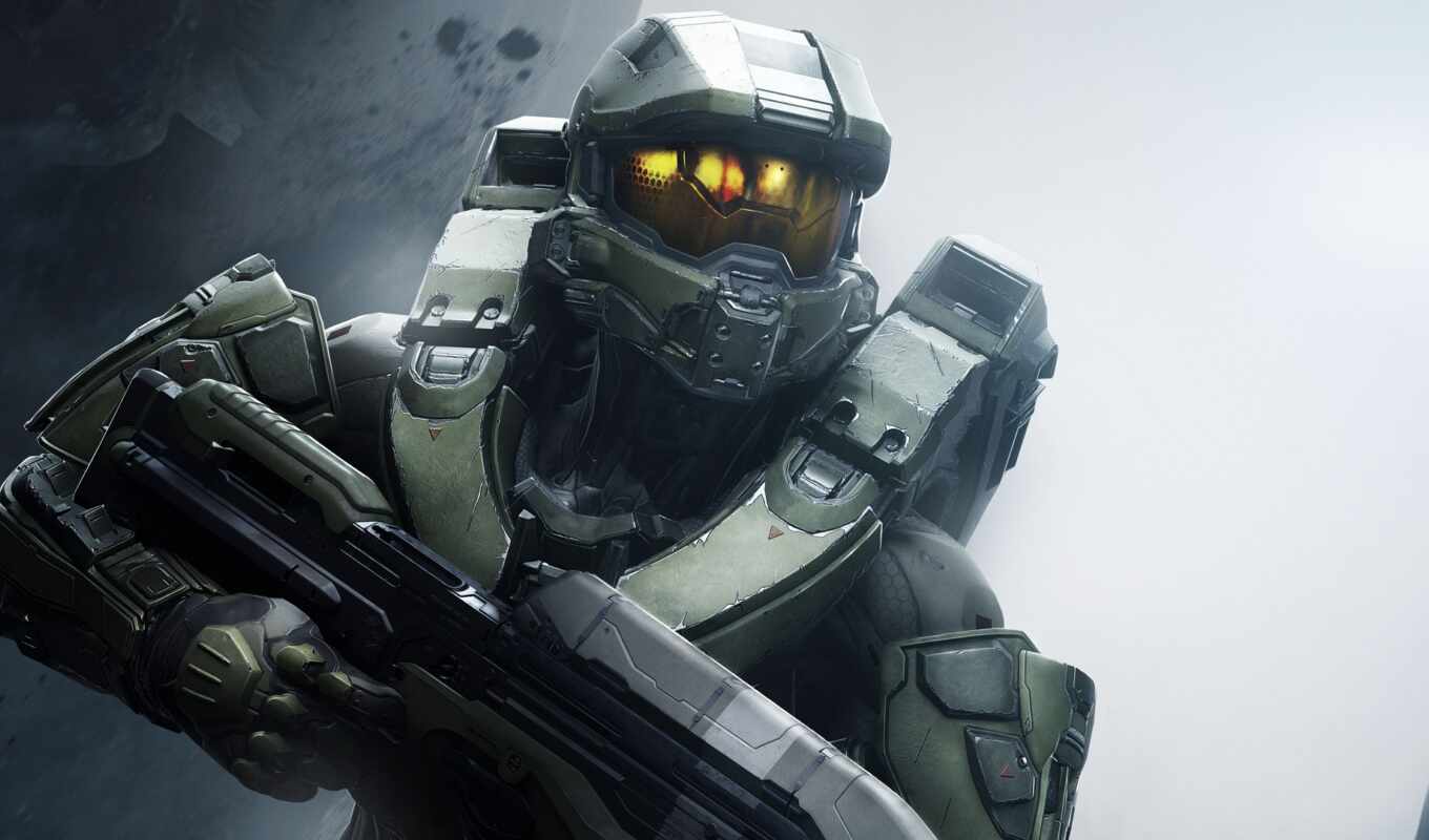 game, background, armor, weapon, gallery, halo, chief, guardian, master, spartan, rare