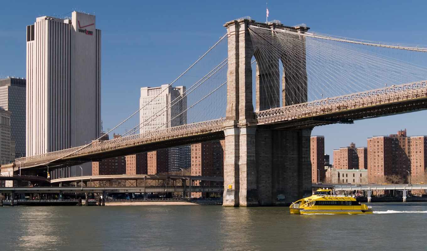new, city, nyc, Bridge, united, brooklyn, york, western, ramp