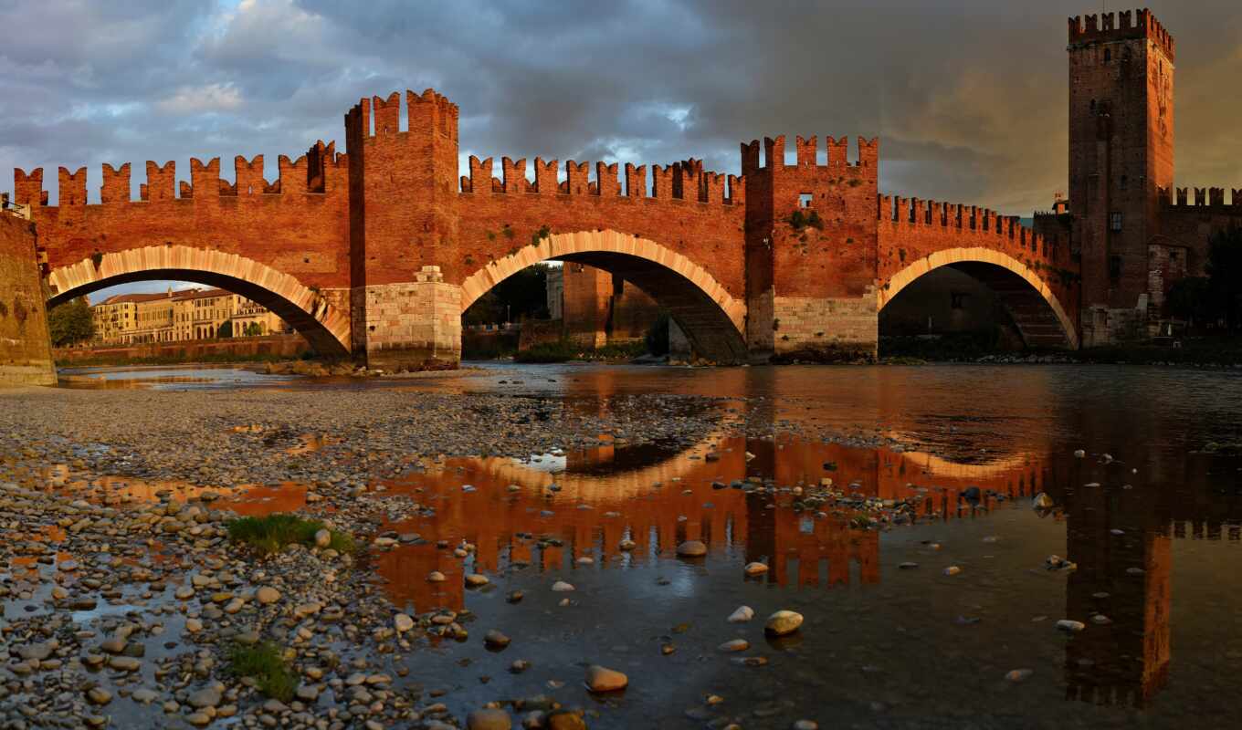 Bridge, italy, Verona