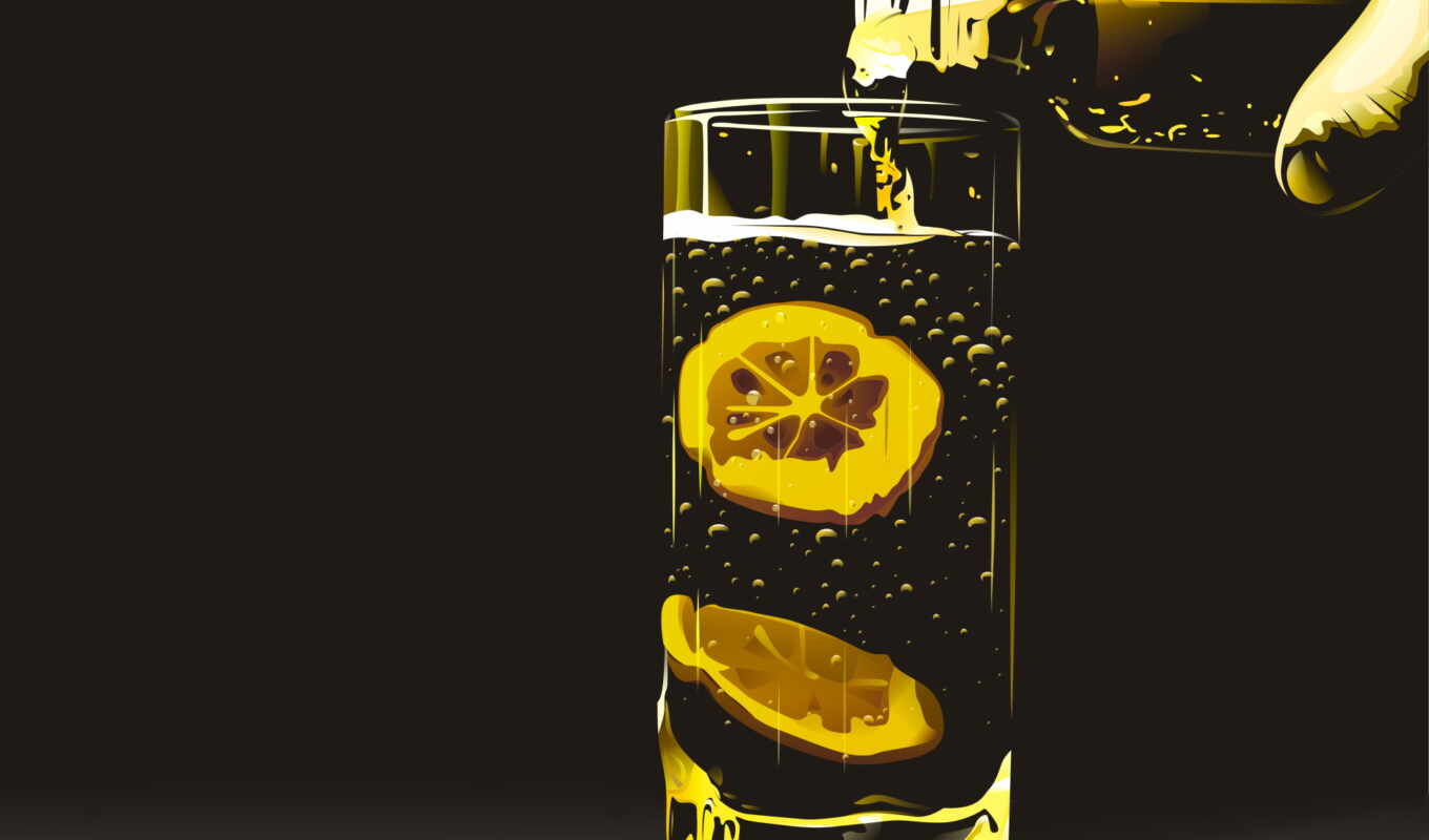 lemon, напиток, lemonade