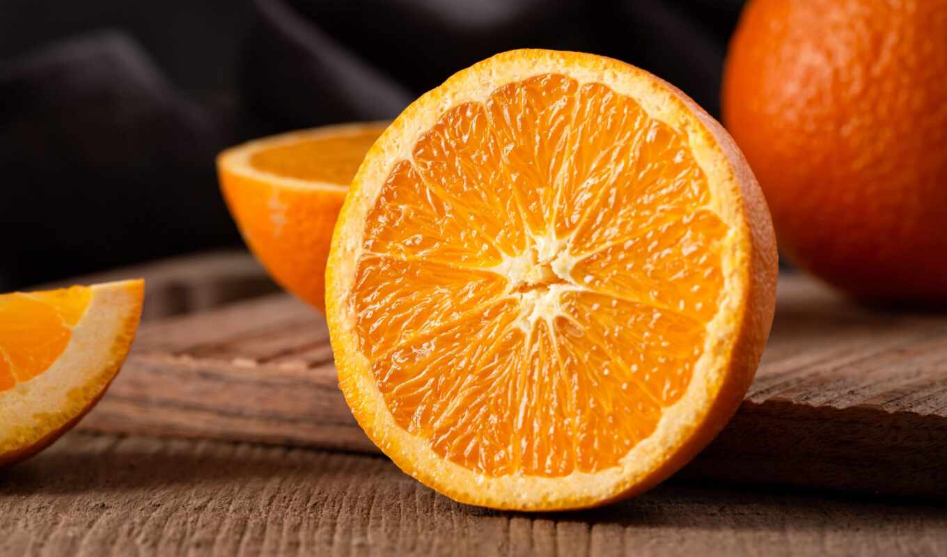 плод, оранжевый, цитрус