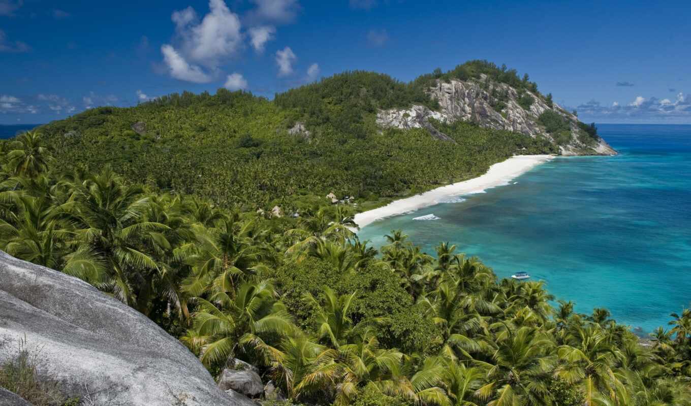 luxury, остров, north, las, islas, seychelles, flora, fauna