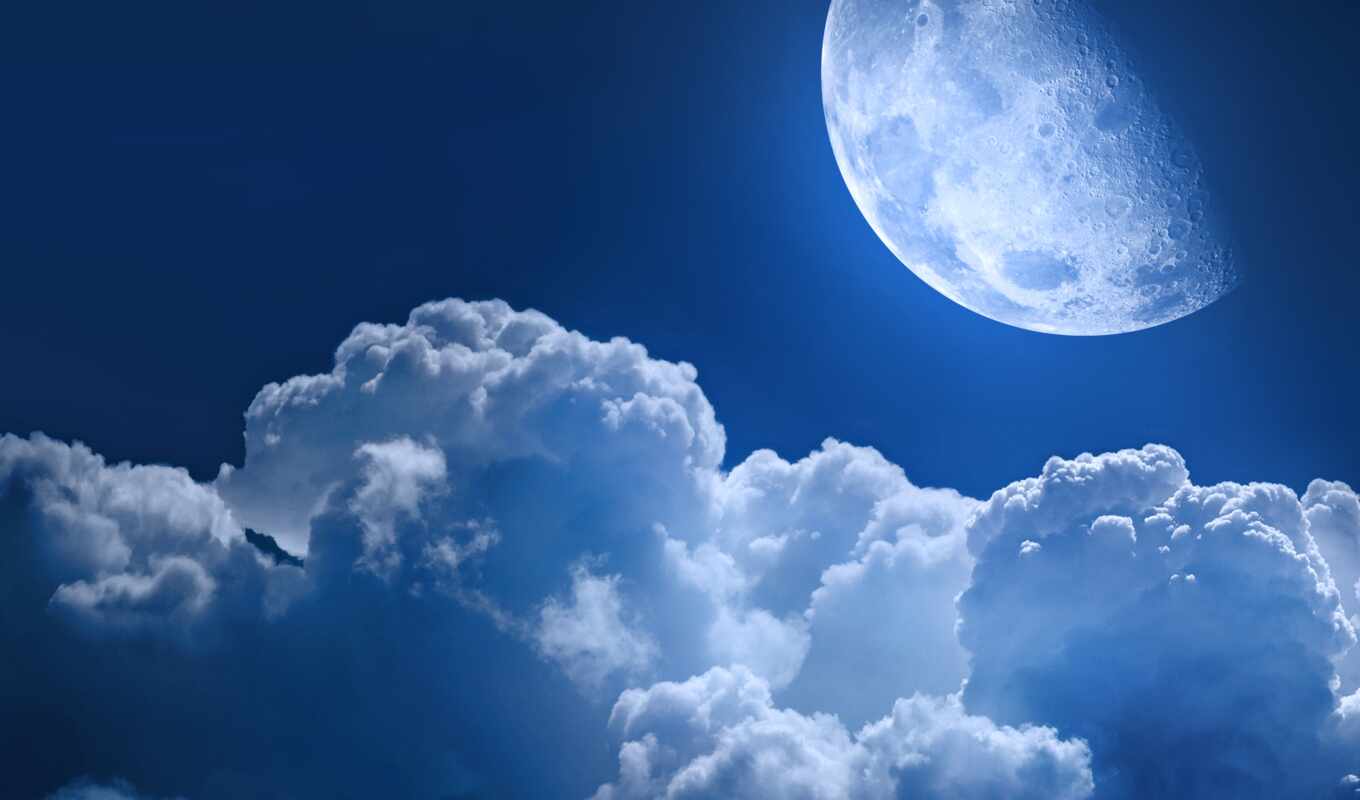 небо, ночь, луна, планеты, planet, облако, star, cosmos, фоны, oblaka, звезды