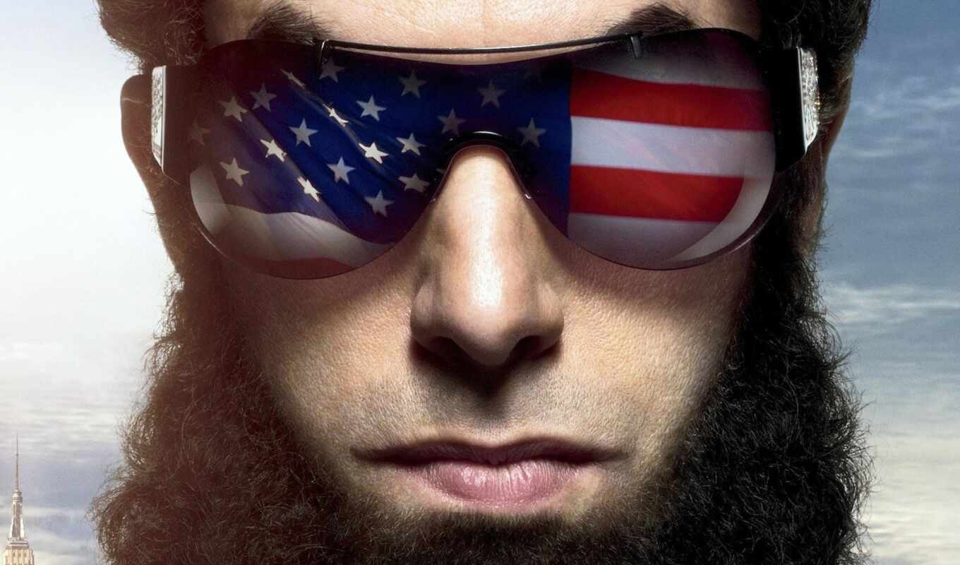 man, face, hair, USA, movies, glasses, flag, beard, men, beard