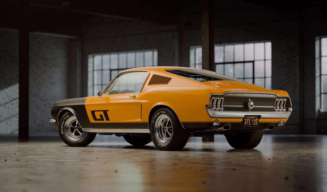 photo, background, car, ford, mustang, artstation