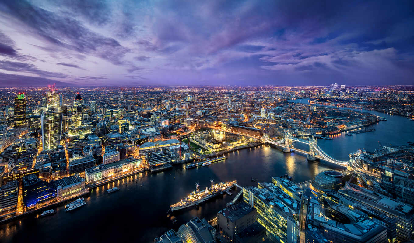 desktop, city, cities, lights, london, river, diary