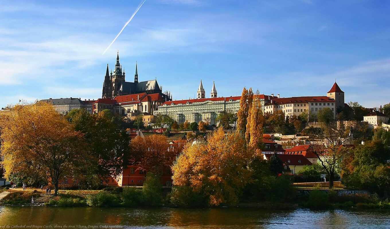republic, castle, Prague, world, river, Czech, prague, hrad, cesky