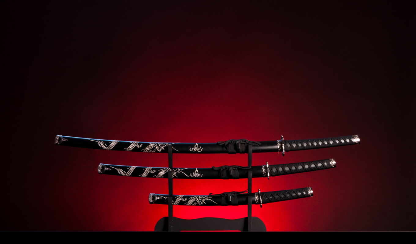 black, меч, japanese, катана, объект