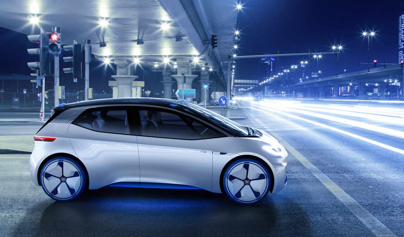 kar, car, concept, for Volkswagen, electric