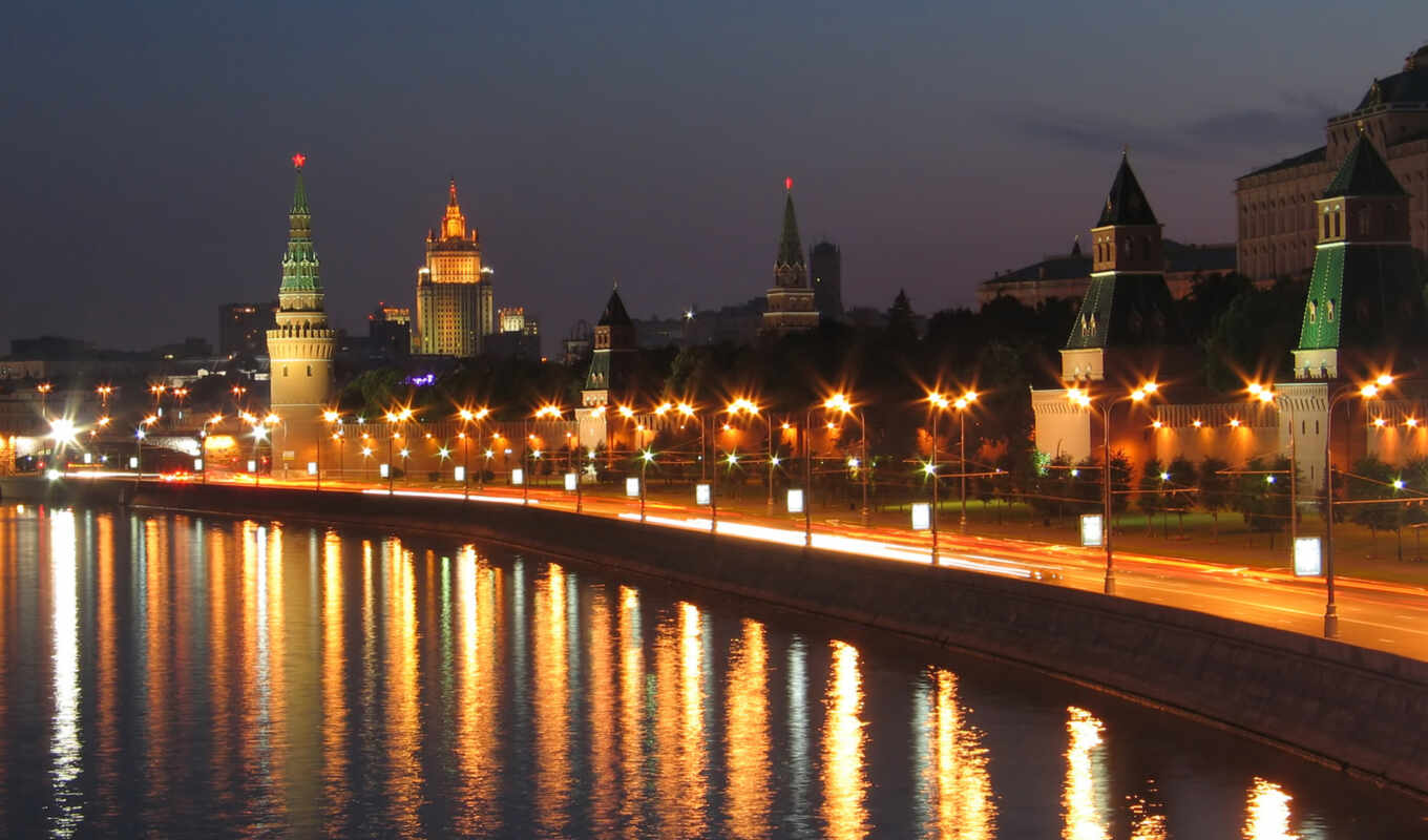 свет, москва, кремль, metro, река, ray