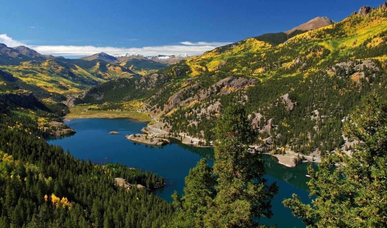 lake, nature, forest, San, see, mountains, colorado, John, cristobacle