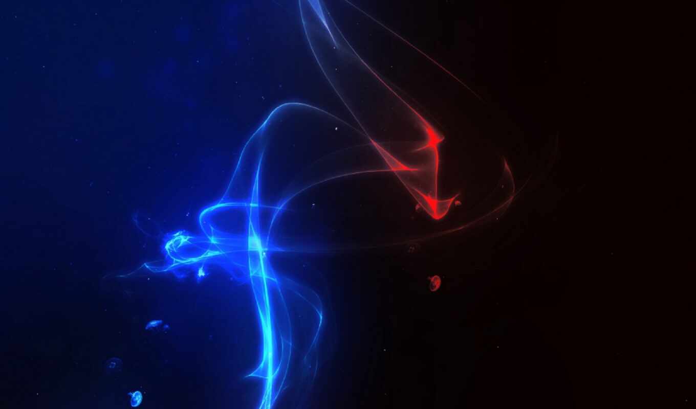 blue, abstraction, red, glow, energy, png, clipart