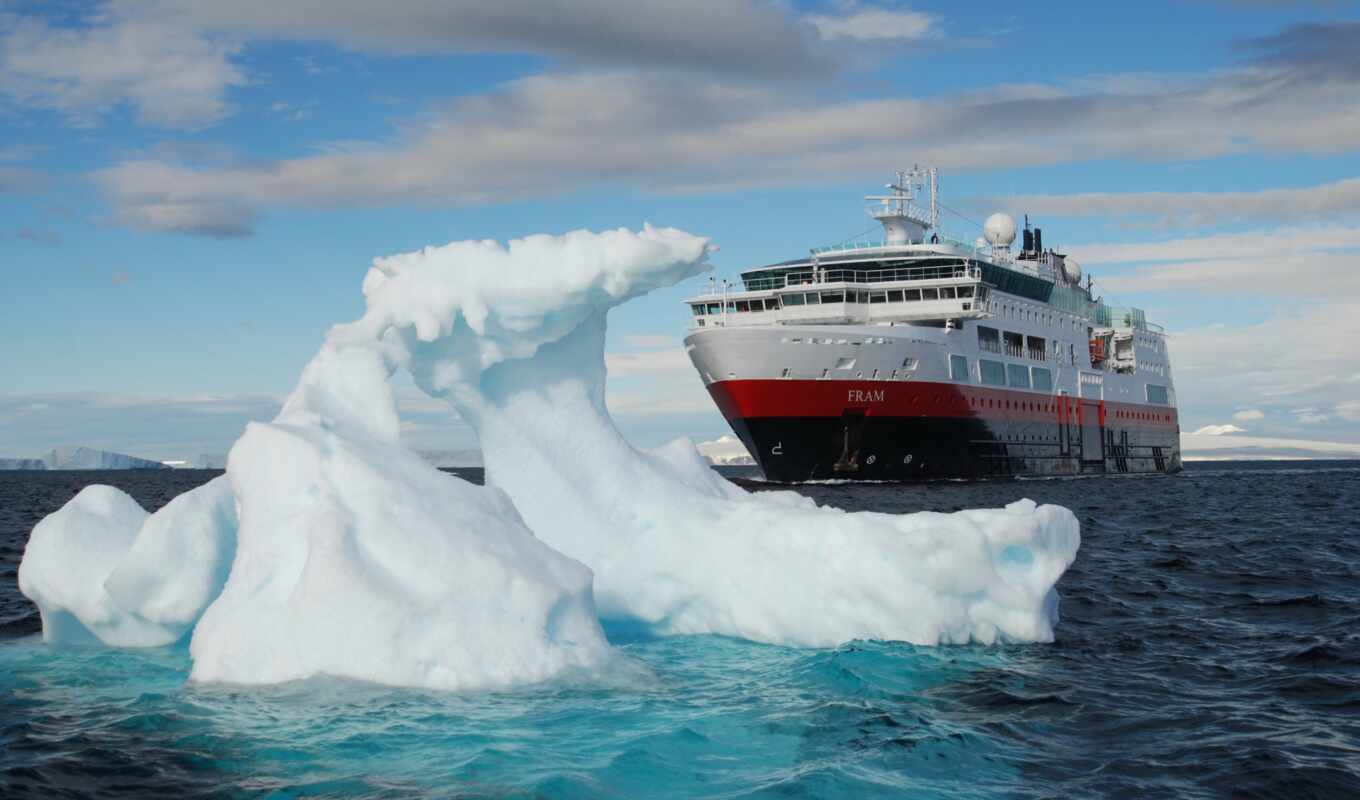 корабль, айсберг