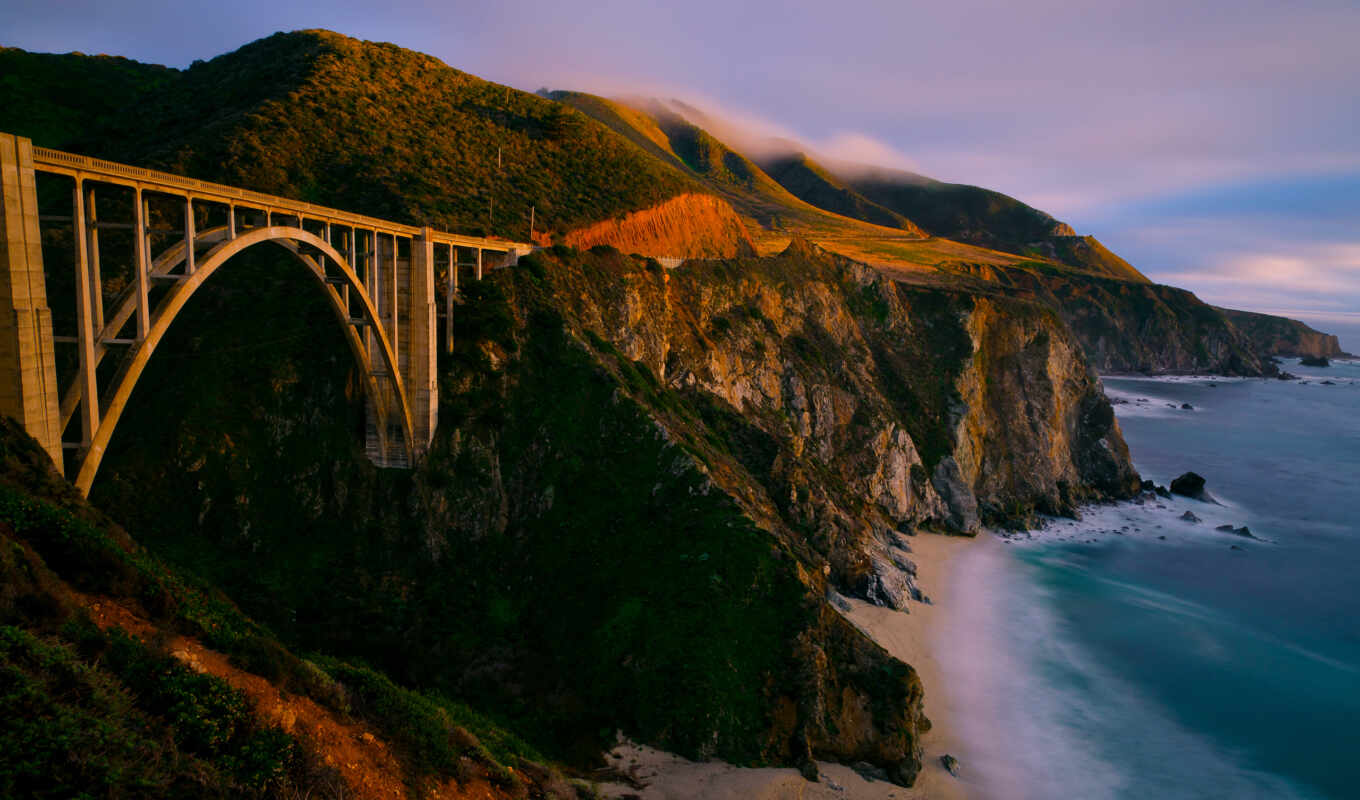 мост, биг, california, photos, sur, заводь, flickr, bixby