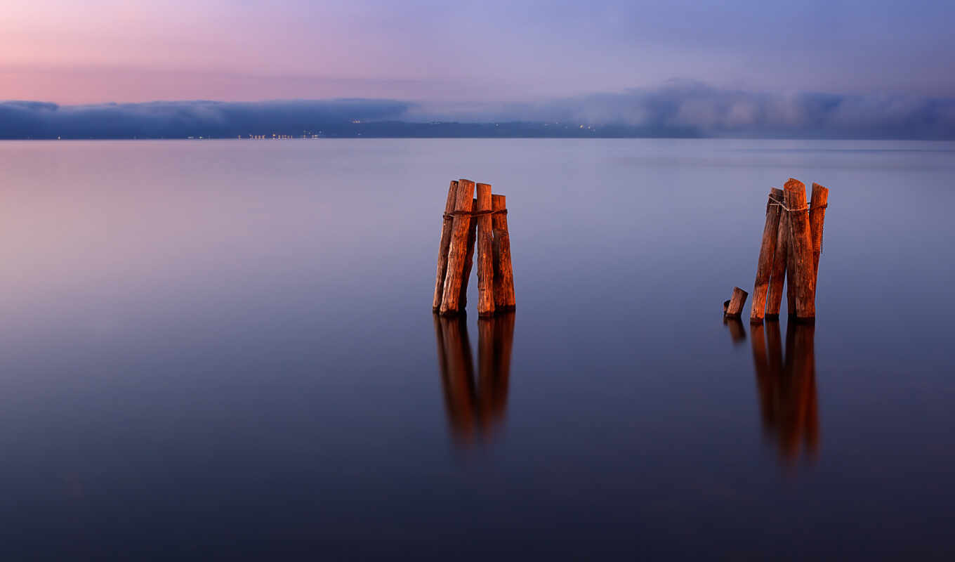 lake, background, sunset, top, calmness, relax, enjoy