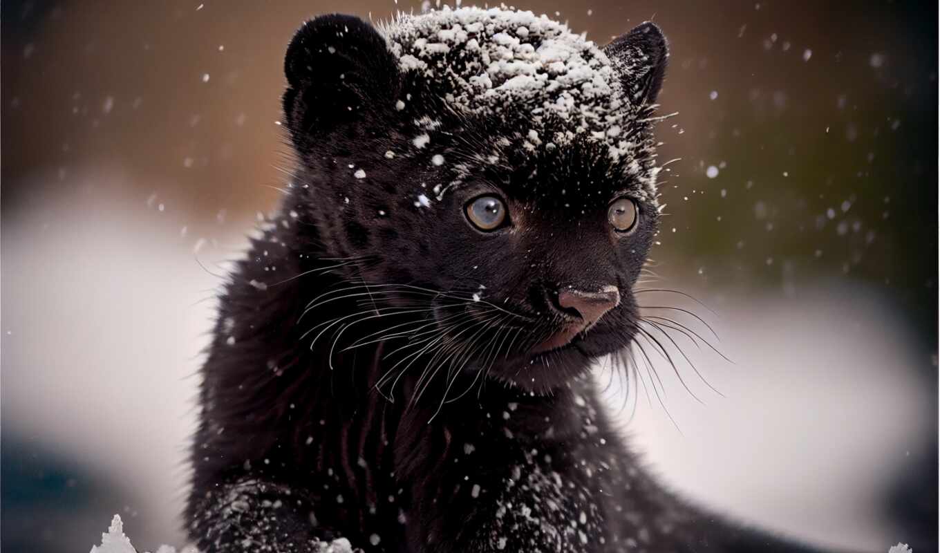 black, snow, animal, panther, free, karen, black, panther, pixabay, pixabypanter