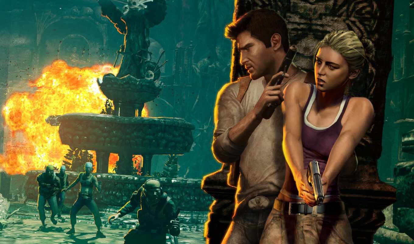 games, uncharted, drake, to be removed, devushki