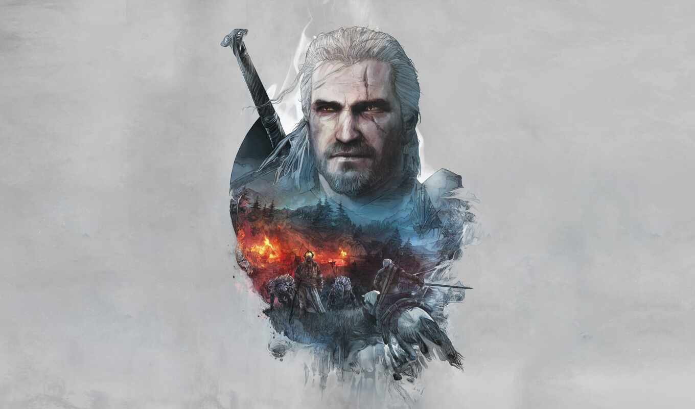 game, wild, witch, hunting, network, hunt, the witcher, art, geralt
