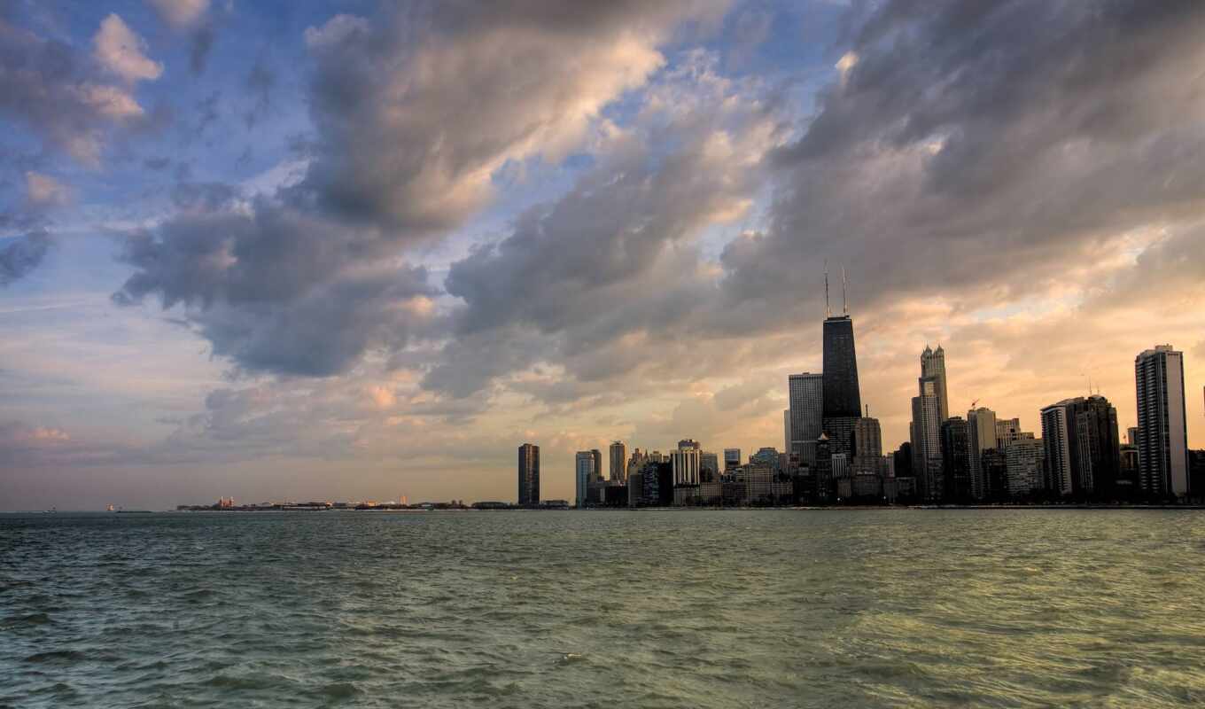 lake, mobile, background, screen, city, cityscape, skyline, tablet, chicago, dual, explore