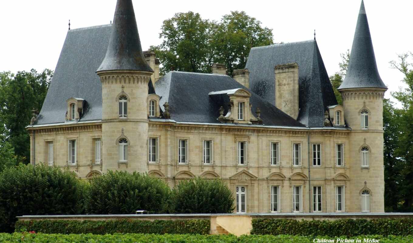 free, french, chateau, castle, medoc, pichon