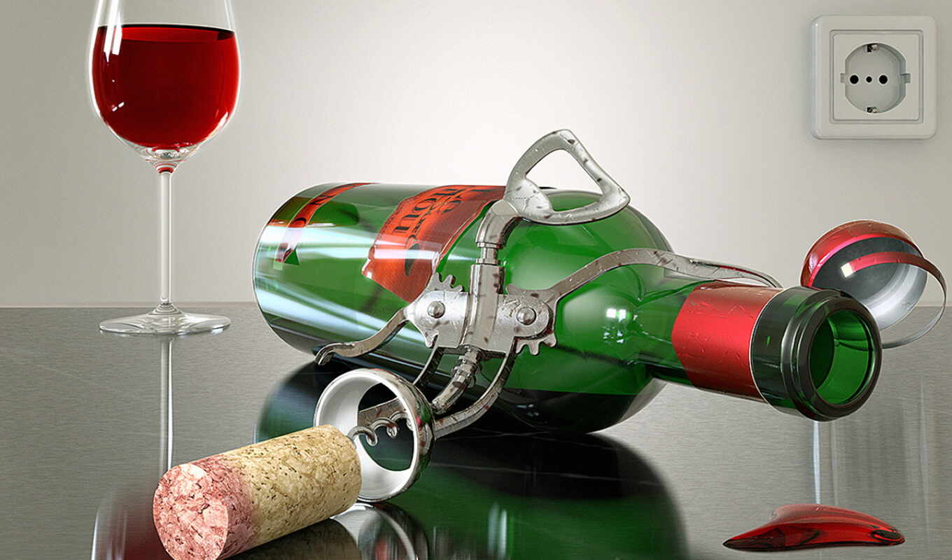 high, glass, wine, bottle, pipe, champagne, Larissa, chernikov, smoret