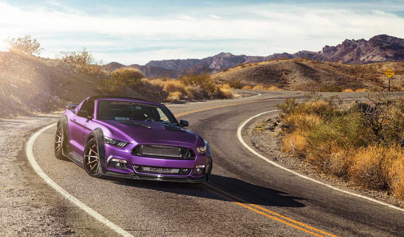 purple, авто, ford, mustang, плакат, crazy, слива, спорткар
