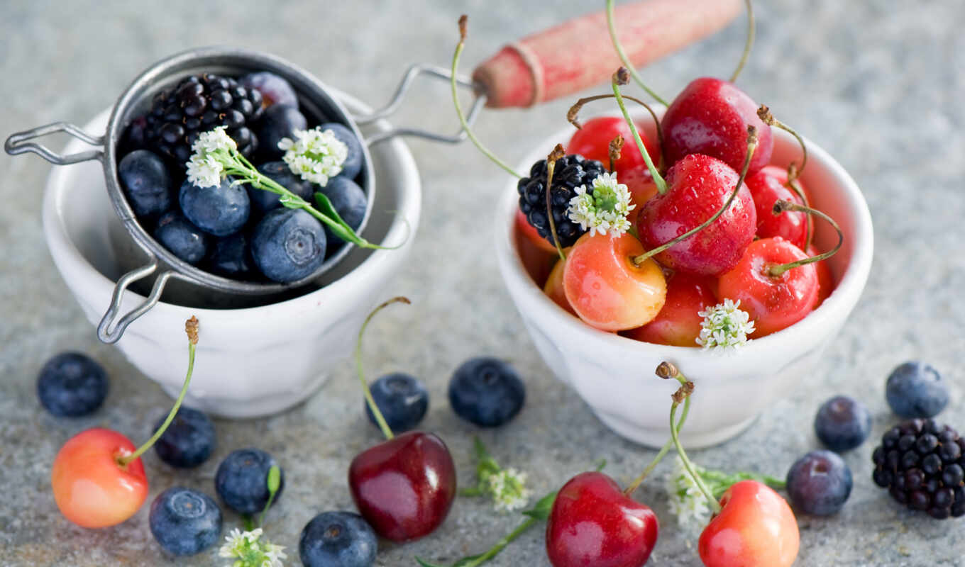 summer, cherry, плод, blackberry, анна, ягода, черника, посуда, verdina