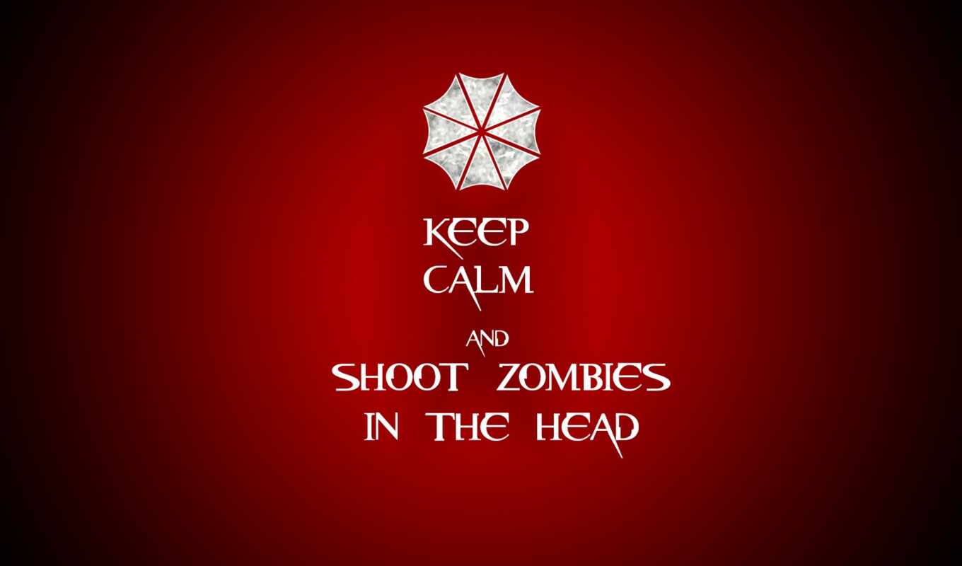 shoot, resident, zombie, kill, calmness, zombies, keep