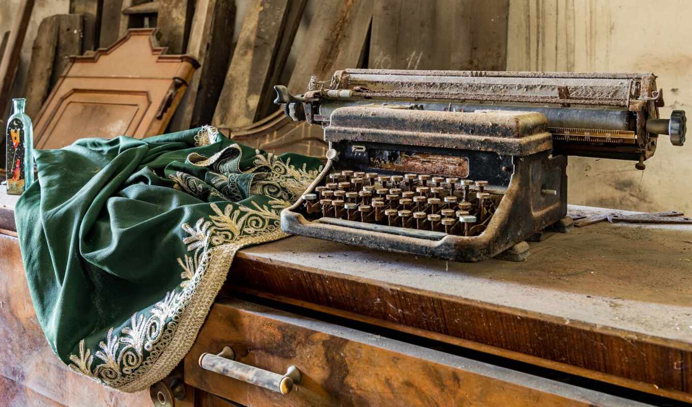 indoors, antique, печатная машинка