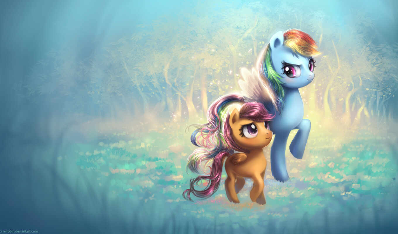 rainbow, little, wing, pony, ♪, poniville
